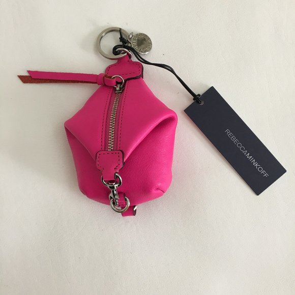 Rebecca Minkoff Julian Key Coin Purse Hot pink - Picture 2 of 9
